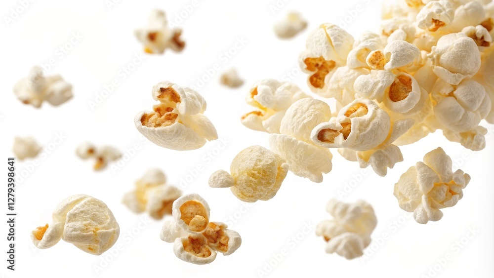 Floating Popcorn A High-Resolution Image of Airy, Buttery Kernels in Motion, Food Photography, Snack Popcorn, Food Photography Floating Popcorn A High-Resolution Image of Airy, Buttery Kernels in Motion, Food Photography, Snack Popcorn, Food Photography