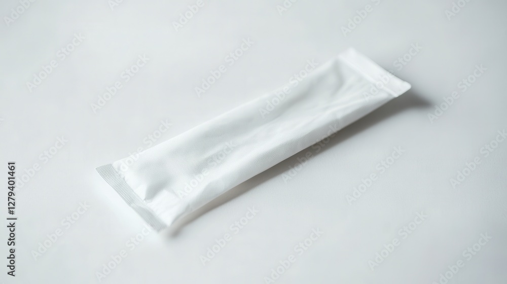 A white tube of toothpaste is placed on a clean, white surface, highlighting its simplicity and everyday use in oral hygiene. A white tube of toothpaste is placed on a clean, white surface, highlighting its simplicity and everyday use in oral hygiene.