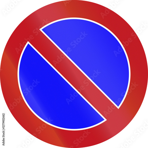 Israel prohibitory road sign - Parking prohibited Free Download Israel prohibitory road sign - Parking prohibited - GFXLoad
