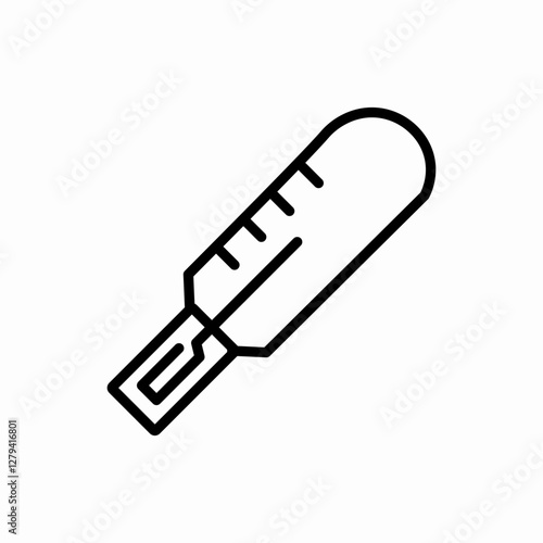 thermometer icon vector sign