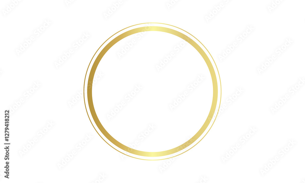 Vector gold circle frame. Elegant design template. Luxury invitation card. Decorative border. Shadow effect. Isolated on transparent background. Design elements PNG Vector gold circle frame. Elegant design template. Luxury invitation card. Decorative border. Shadow effect. Isolated on transparent background. Design elements PNG