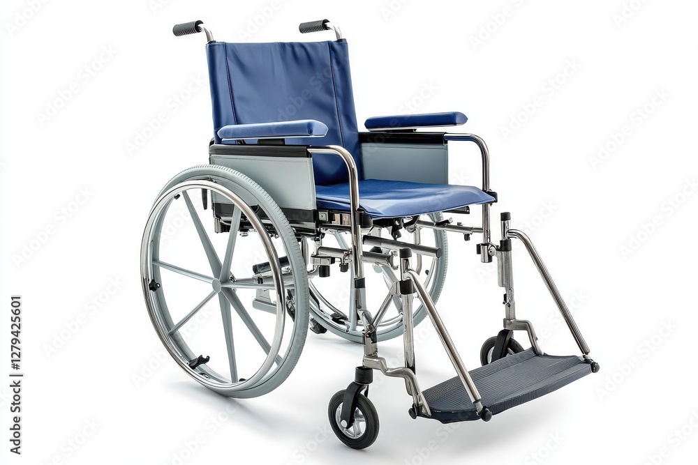 Fototapeta premium Wheelchair isolated on white background 