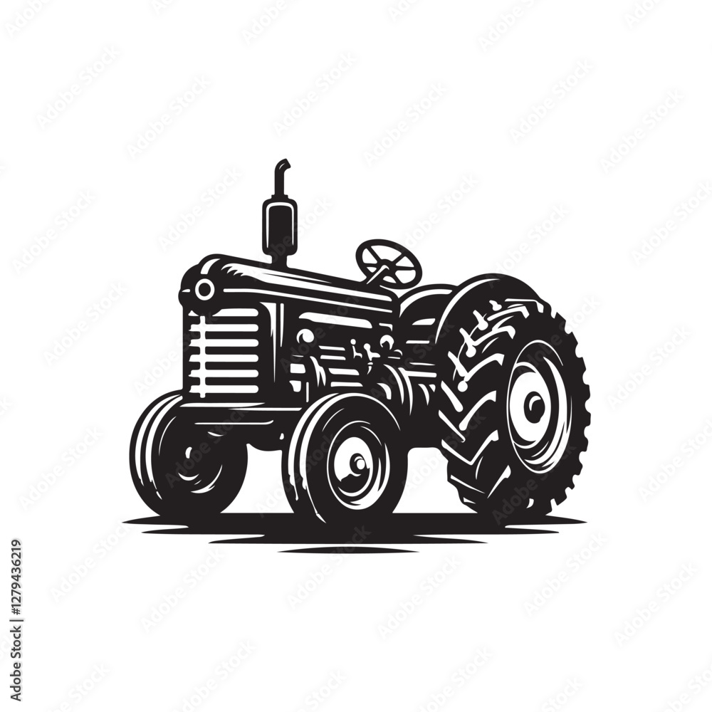 Obraz premium Tractor Vector (3).eps