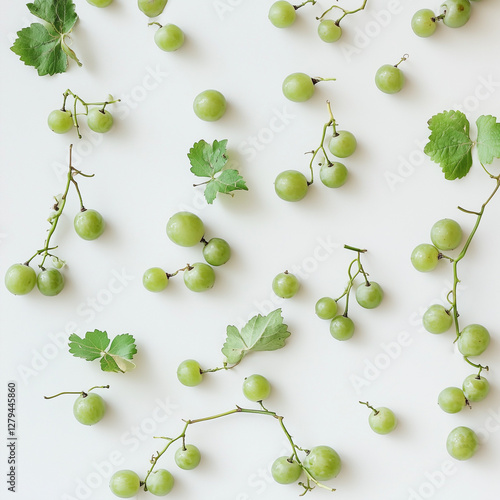 bunch of white grapes