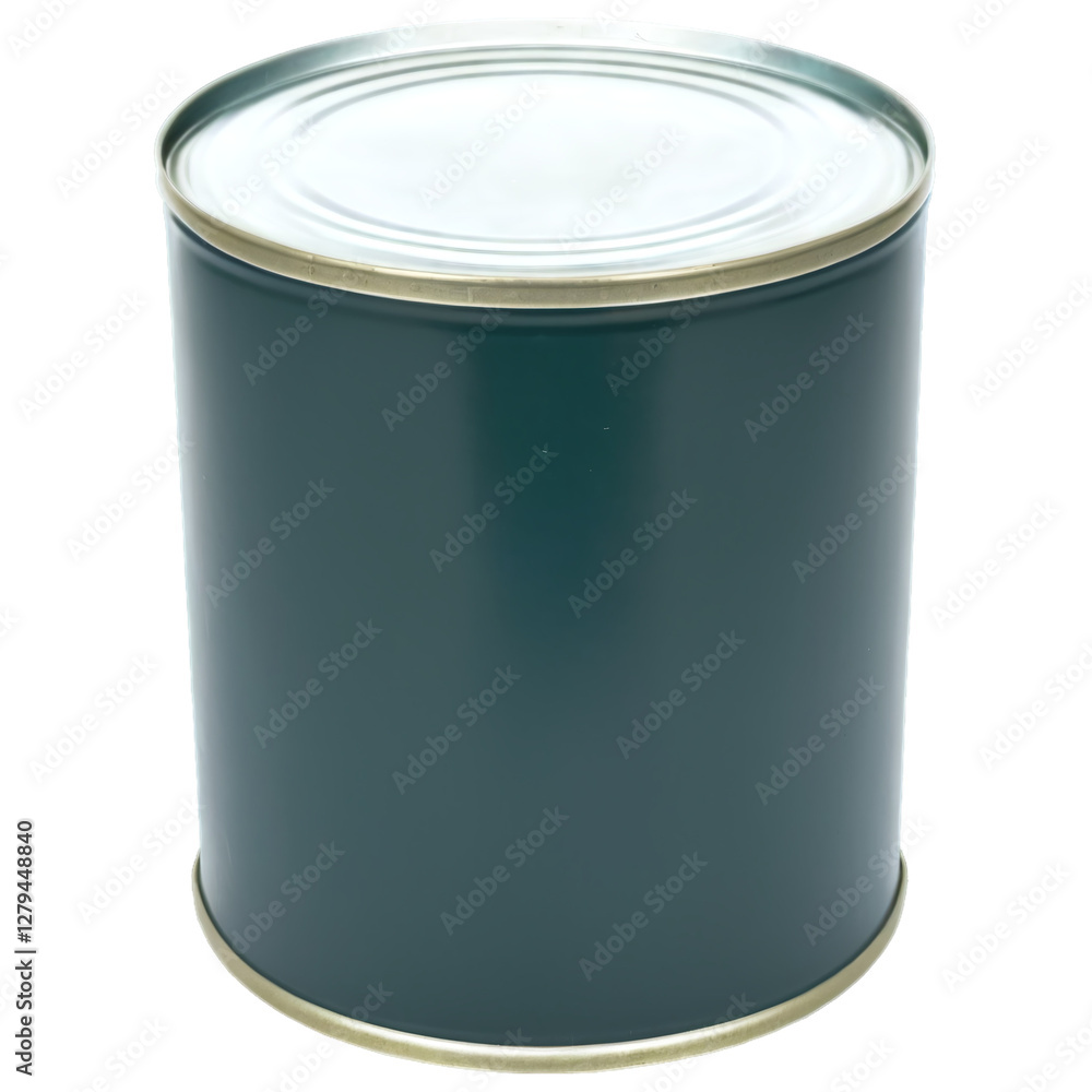 blank tin can isolated on transparent background blank tin can isolated on transparent background