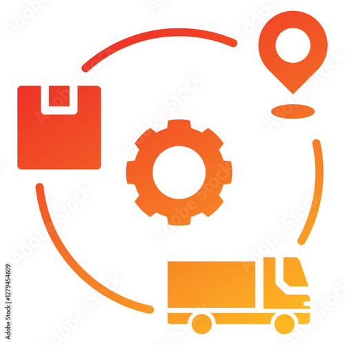 Supply Chain Icon