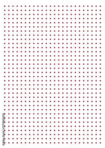 Grid paper. Dotted grid on grey background. Abstract dotted transparent illustration with dots. White geometric pattern for school, copybooks, notebooks, diary, notes, banners, print, books.