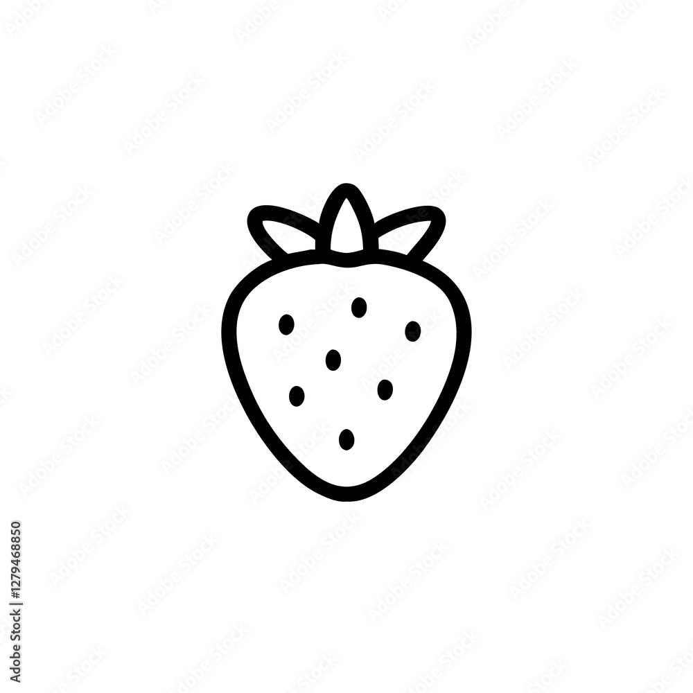 strawberry pictogram isolated on transparent background
strawberry pictogram isolated on transparent background