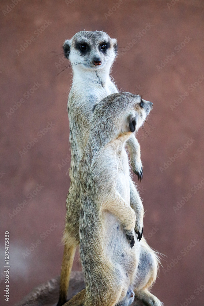 Fototapeta premium meerkat on guard duty