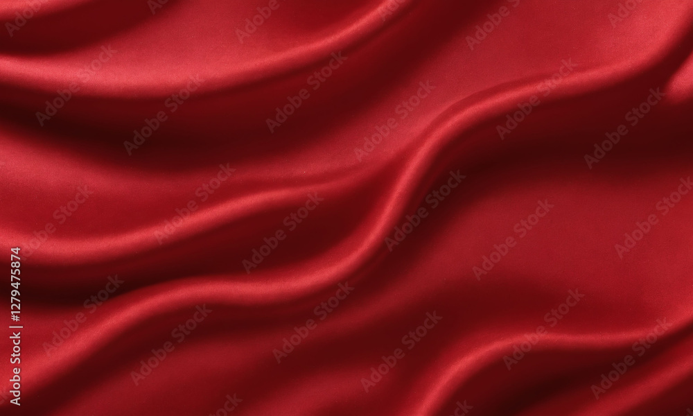 Rich red fabric flowing elegantly under soft lighting creates a visually stunning and luxurious backdrop for any occasion Rich red fabric flowing elegantly under soft lighting creates a visually stunning and luxurious backdrop for any occasion