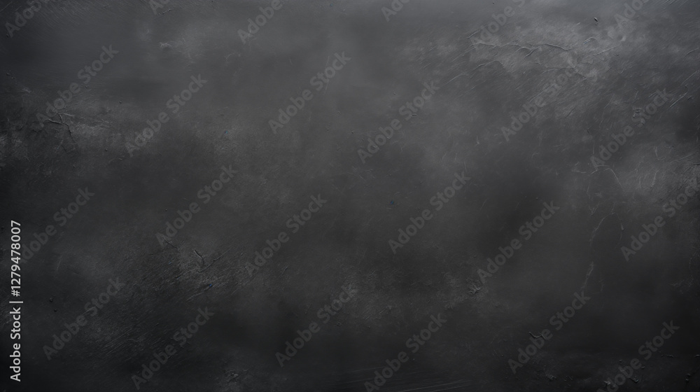 Obraz premium Fond d'un mur noir, texture ciment, béton. Ambiance sombre. Arrière-plan pour conception et création graphique.