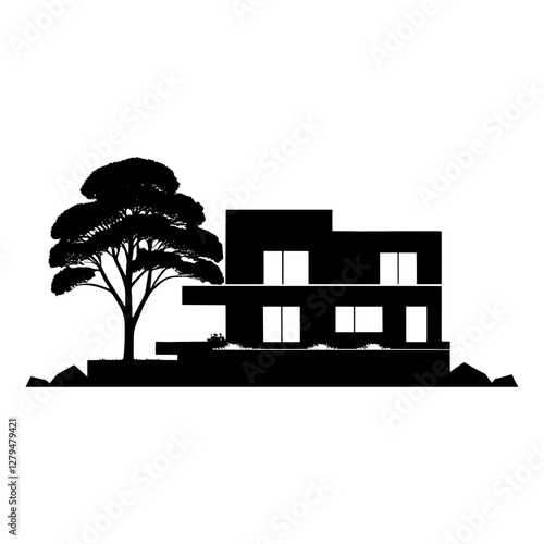 house, modern architacture vector