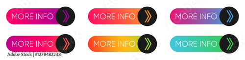 more info web button gradient
