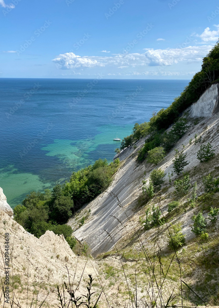 Fototapeta premium cliffs mons klint from above