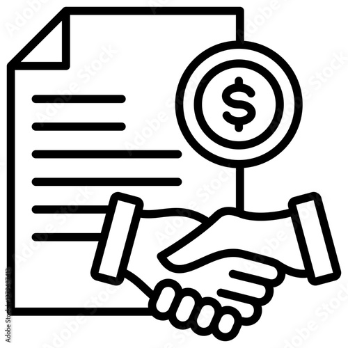 Loan Agreement Icon