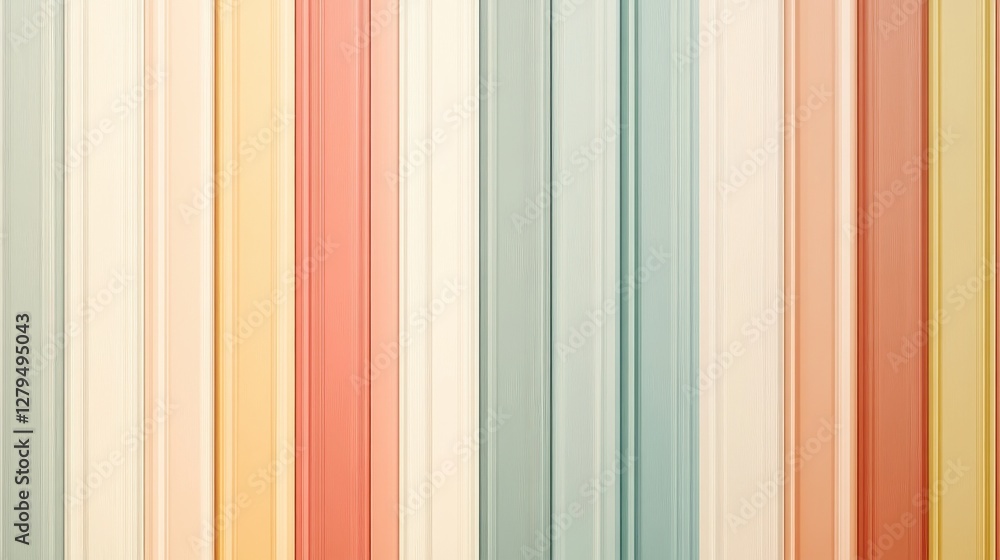 Colorful vertical stripes in pastel hues creating a modern and minimalist background Colorful vertical stripes in pastel hues creating a modern and minimalist background