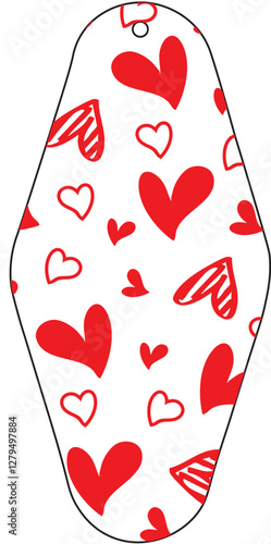 Classic motel Keychain Valentine coquette bow template, Hearts, motel key chain, hotel keychain template, Pattern, Key Ring, keychain bundle, Keychain Pattern, Key Ring Pattern, Key Ring, Round Patter