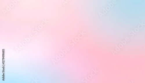 A smooth and subtle duotone gradient background transitioning between soft coral pink and calming sky blue, perfect for wellness brands, beauty products, and social media posts.