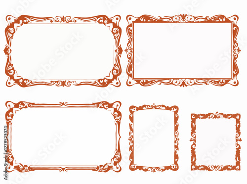 Vintage Graphics Set for Print Publications