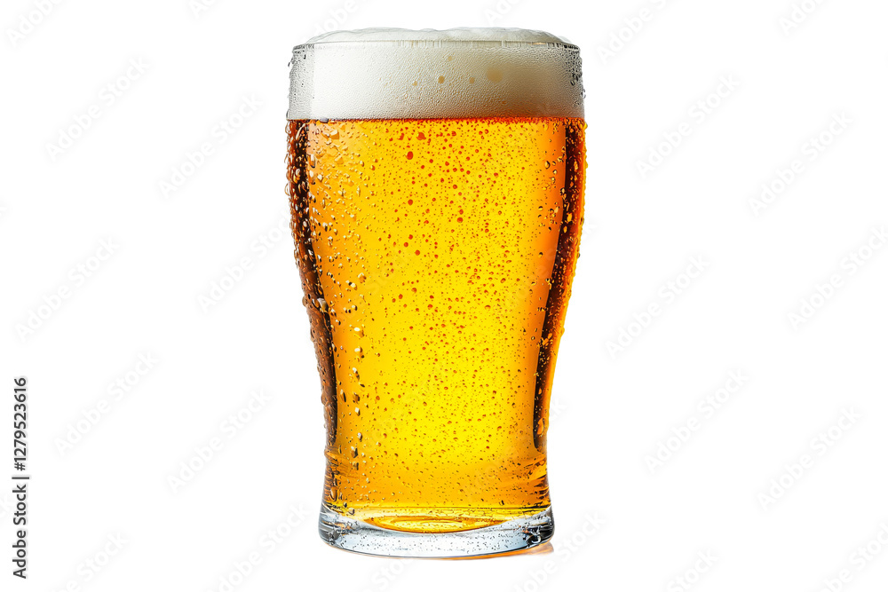Refreshing craft beverage served in a glass Refreshing craft beverage served in a glass