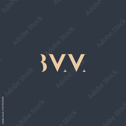 BMM abstract letter logo design. This logo is designed by three abstract letters.