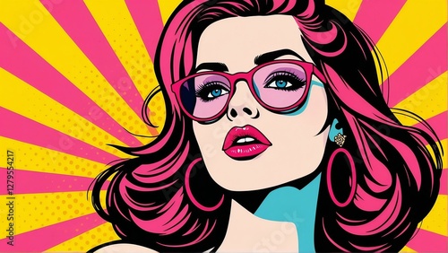 happy woman with headphones