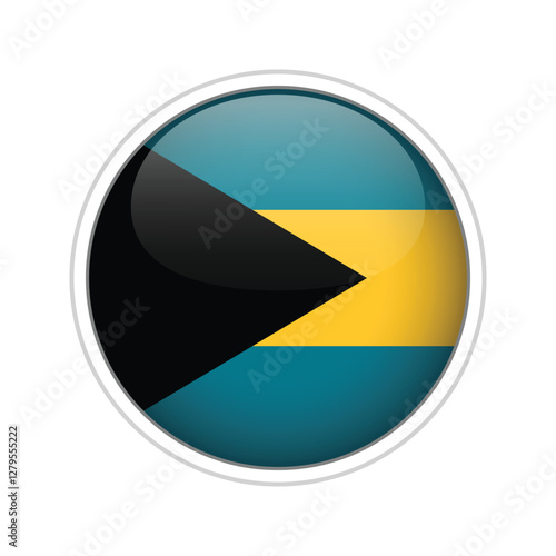 Free Download Bahmas Flag Sphere Vector - GFXLoad