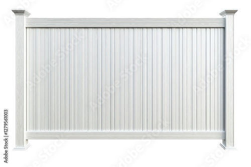 Wallpaper Mural Isolated Wooden Fence Panel With Vertical Planks For Garden Or Yard On Transparent Background Offering Privacy And Security and a Decorative Element Torontodigital.ca