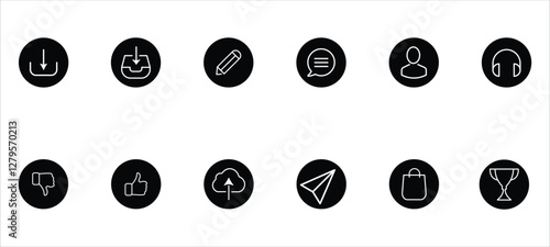 black icons 