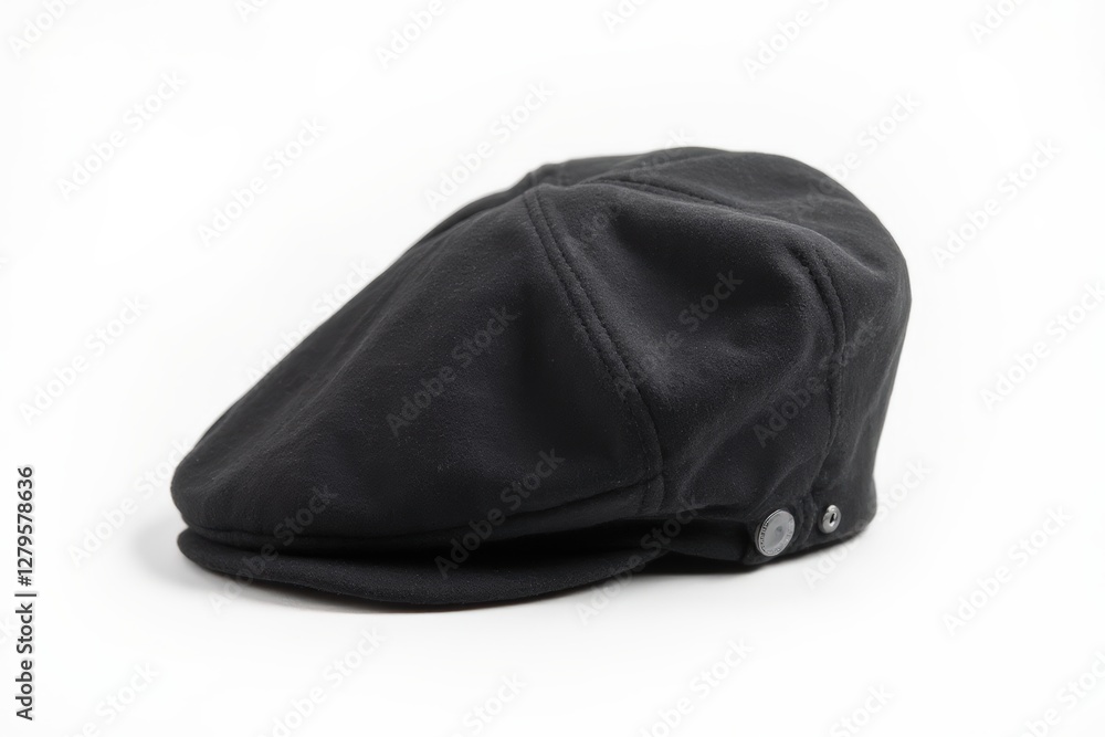 Beret isolated on pure white background, studio shot Beret isolated on pure white background, studio shot