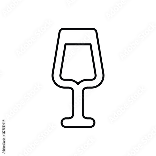 Wine Glass vector icon