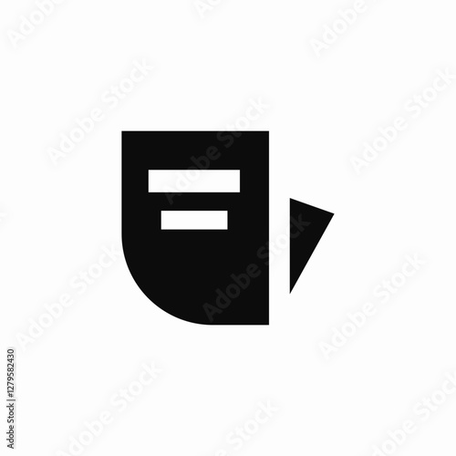 page file pile icon sign vector