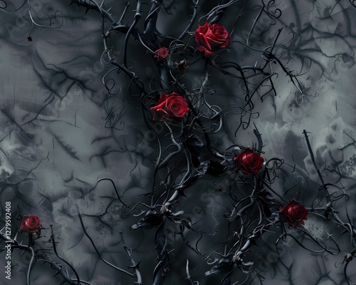 Gothic Roses and Thorny Vines