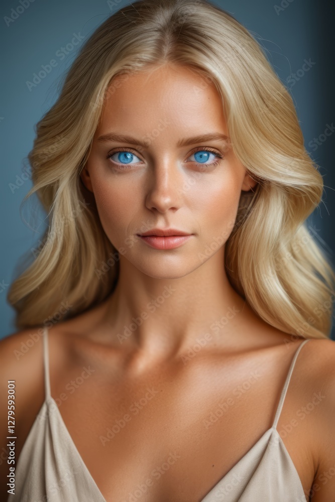 blond woman with blue eyes and long blond hair posing for a picture blond woman with blue eyes and long blond hair posing for a picture