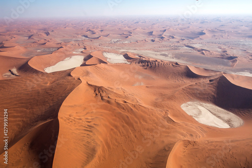 Fototapeta Naklejka Na Ścianę i Meble -  Namibia Sand Dunes from Air