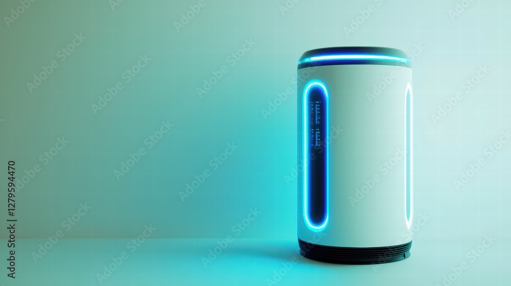 Obraz premium Futuristic Home Assistant AI