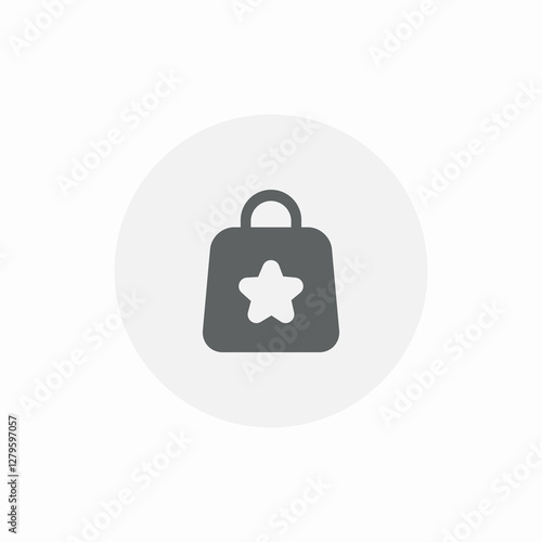 vip shopping icon sign vector