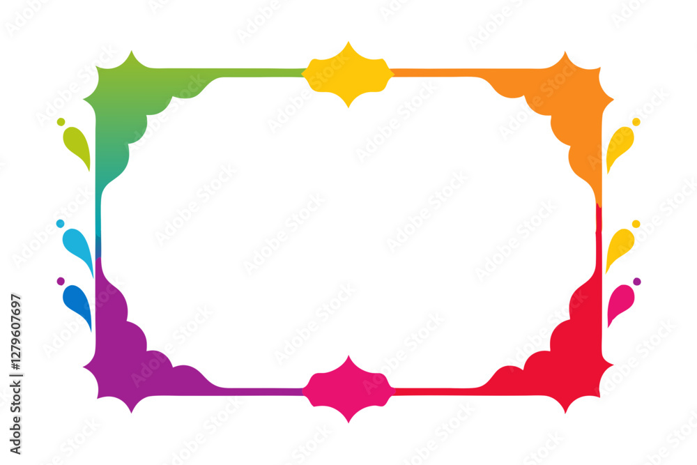 Obraz premium frame with butterflies