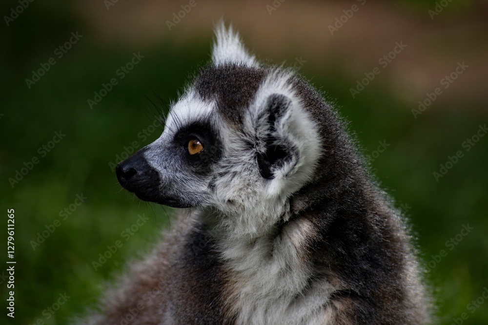Fototapeta premium The Ring-Tailed Lemur (Lemur catta).