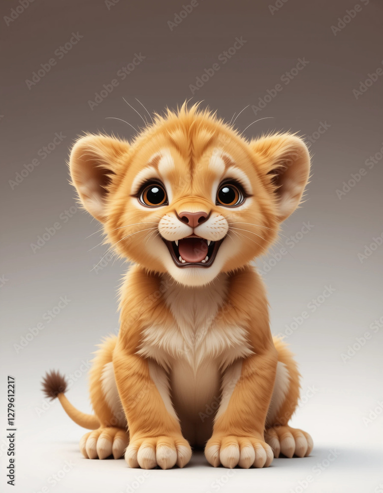 Fototapeta premium King of the Savannah: Lion