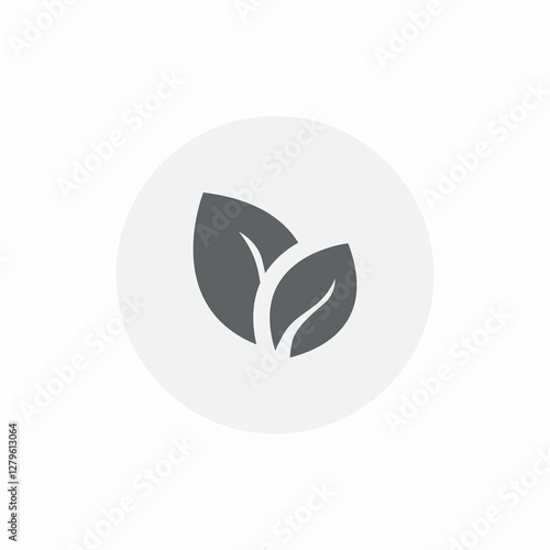 eco solutions icon sign vector