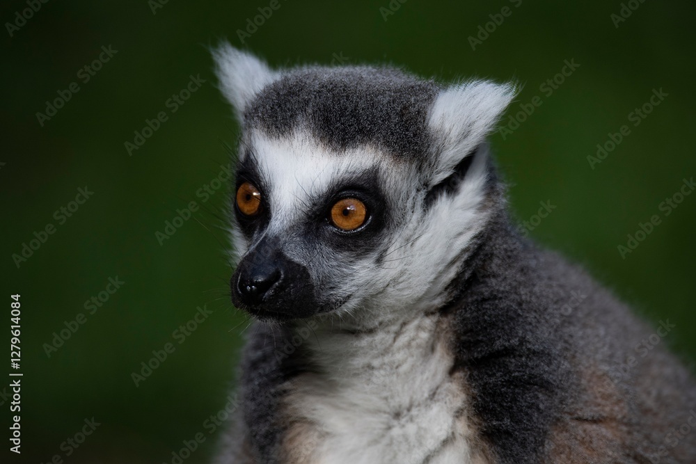 The Ring-Tailed Lemur (Lemur catta).