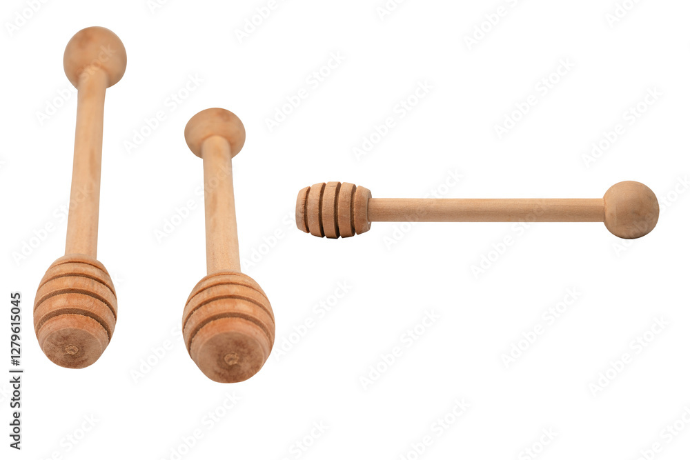 Honey dipper isolated on a white background. Honey dipper isolated on a white background.