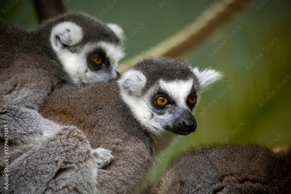 Obraz premium The Ring-Tailed Lemur (Lemur catta).