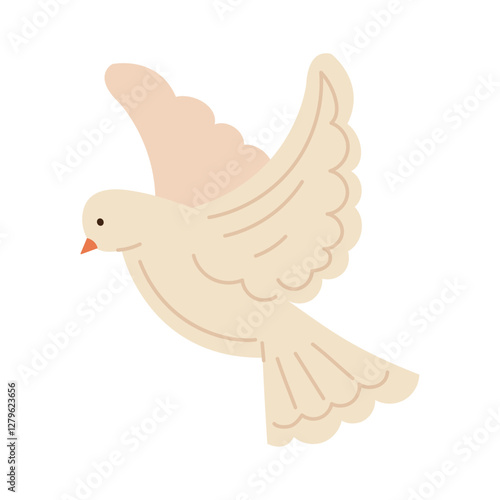 Isolated dove Symbol of peace