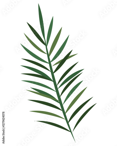 Palm Sunday with palm leaf