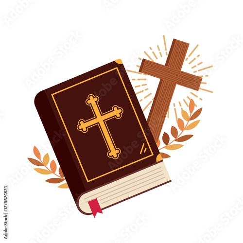 Holy Week Concept Flat Style