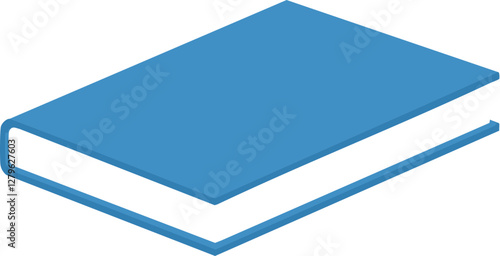 livre bleu fermé