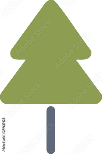 un sapin minimaliste