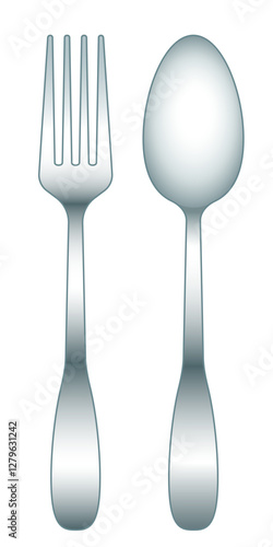 Fork and spoon